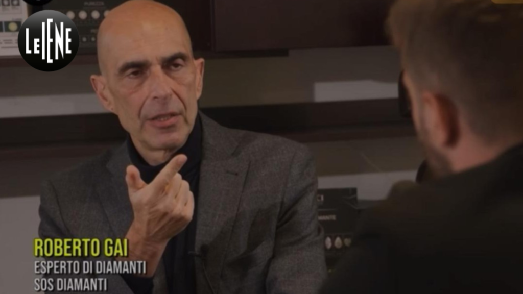 Roberto Gai interviene a Le Iene su Italia 1 come esperto di valutazione diamanti